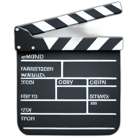 clapperboard emoji