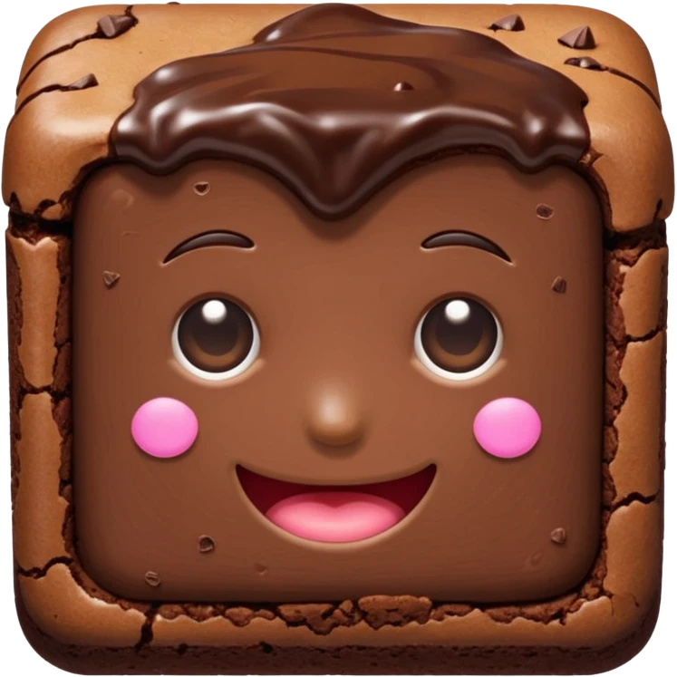 Brownie emoji