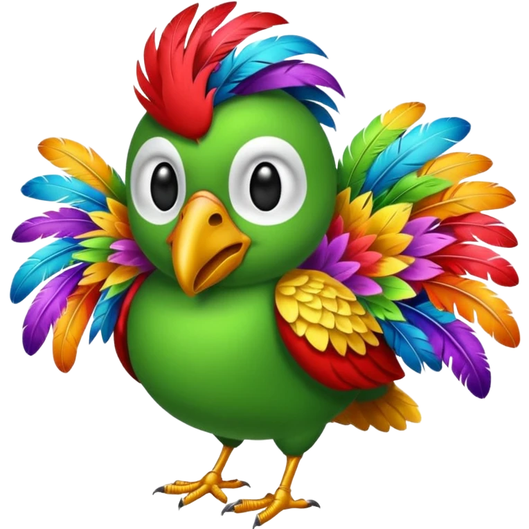Make the norteño huelga bird into a emoji emoji