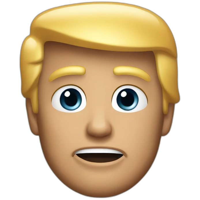 Donald Trump surprise emoji