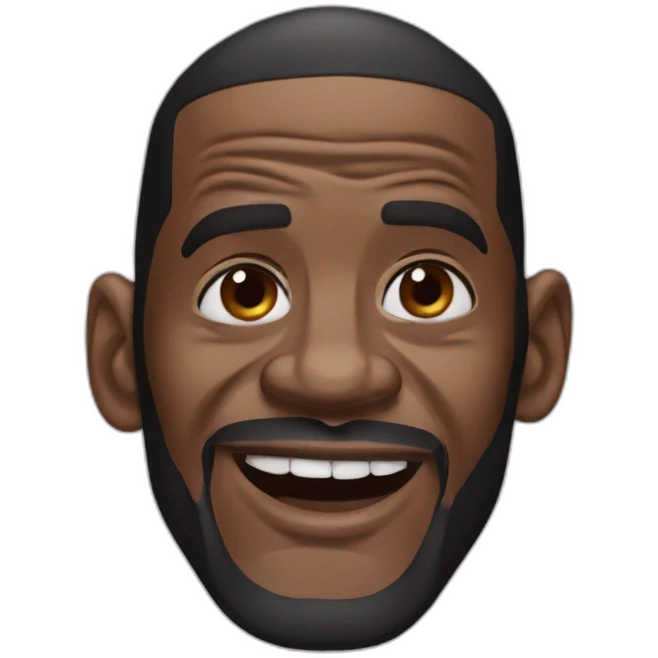LeBron James mange du surimi emoji