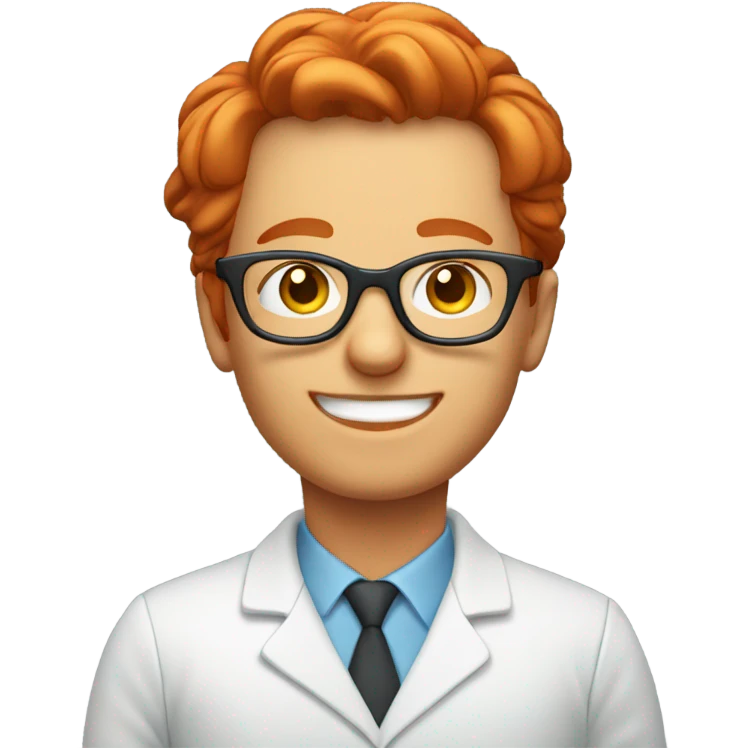 red hair nutritionist with glasses happy thinking money emoji