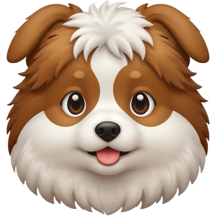 a cute dog emoji