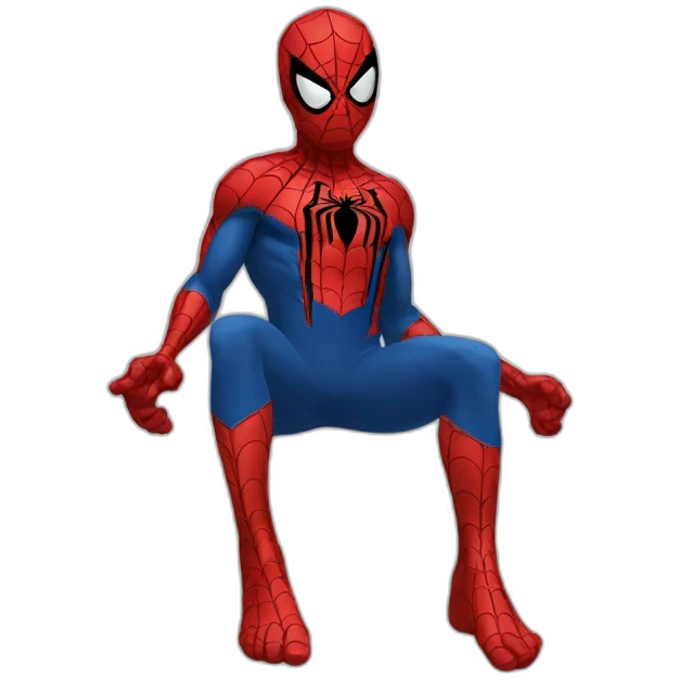 Spiderman bare feet emoji