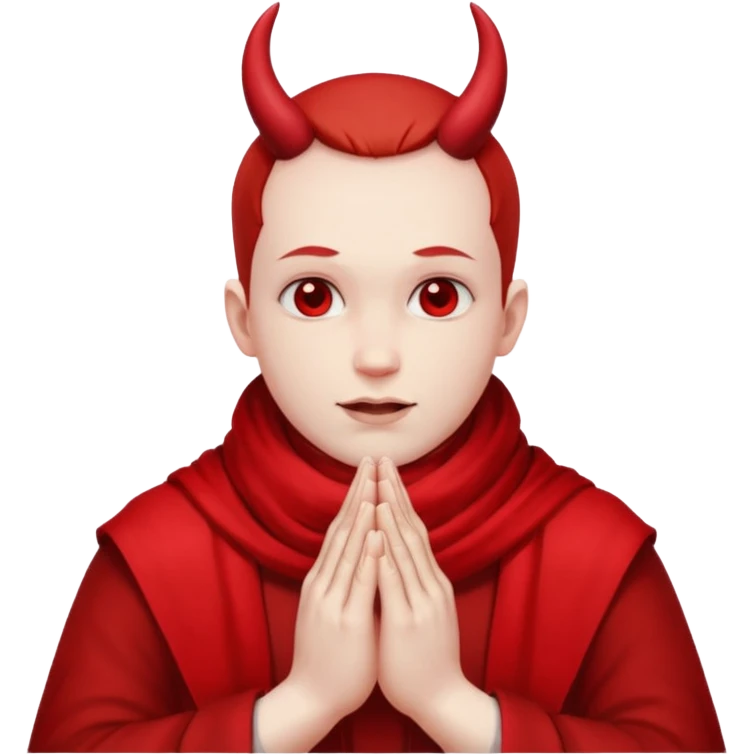 😈+🙏+🧣 emoji