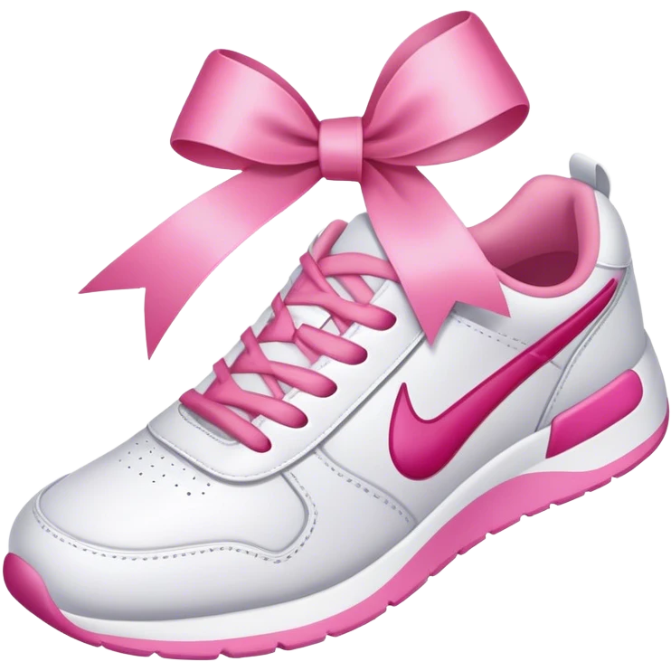 sneakers with ribbon emoji