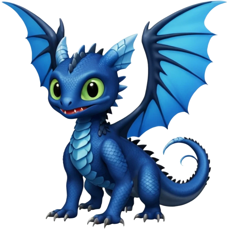 Toothless-Trico-Fakémon-hybrid-creature (full body)  emoji