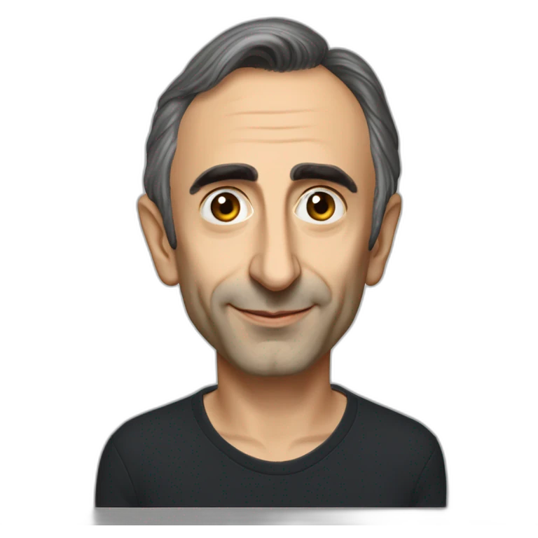 Éric zemmour boit une bière emoji