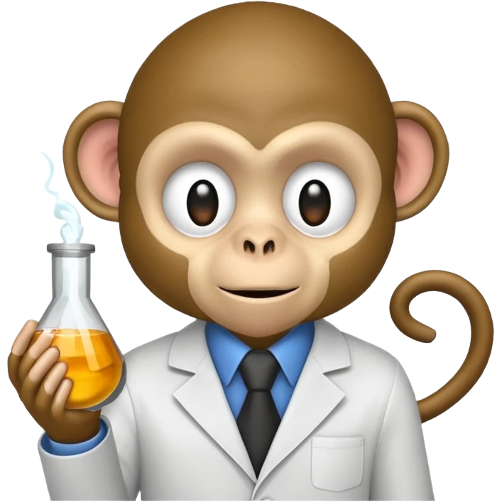 scienist monkey emoji