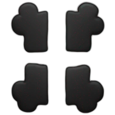 Black cross emoji