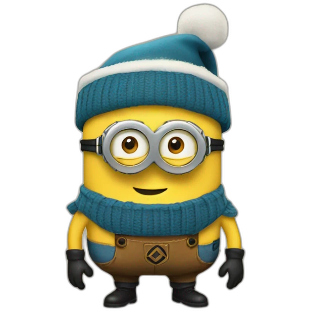 minion christmas emoji
