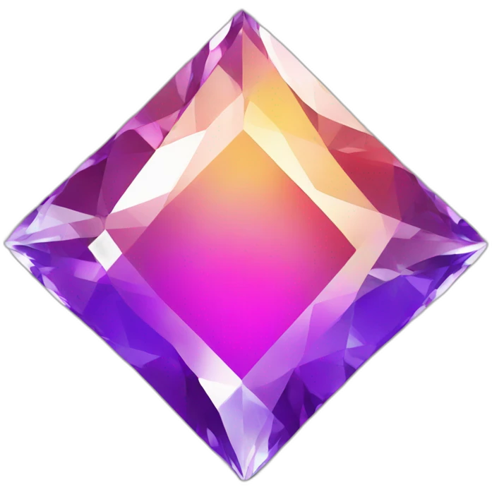YouTube logo on diamonds colour  emoji