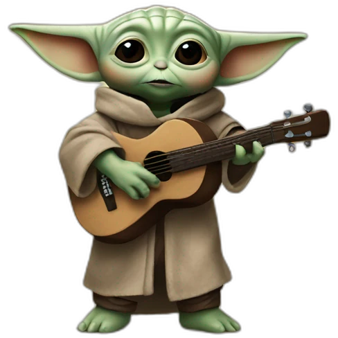 Baby yoda and baby mandolorian emoji
