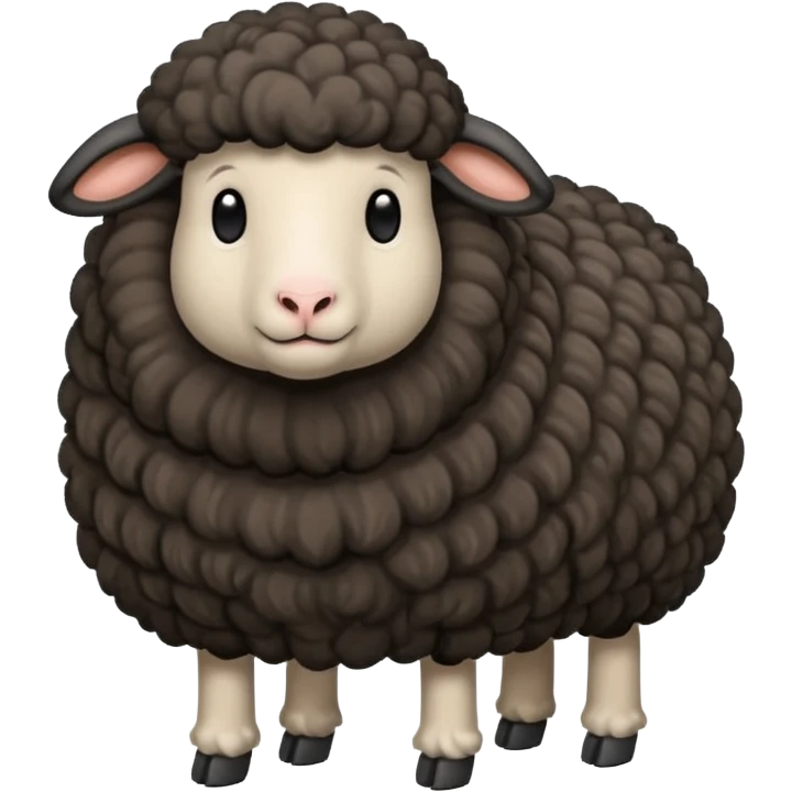 Black sheep 🐑 emoji