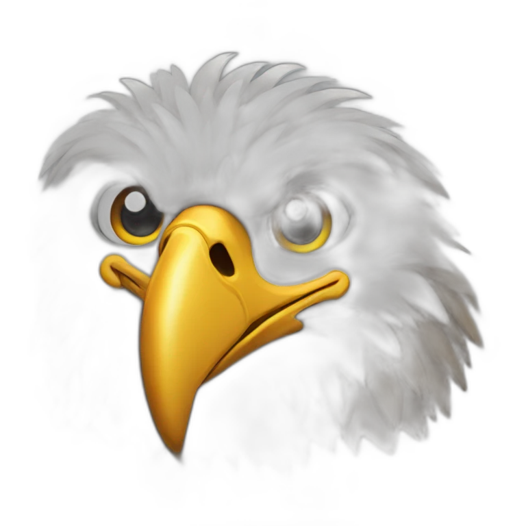 Eagle face emoji