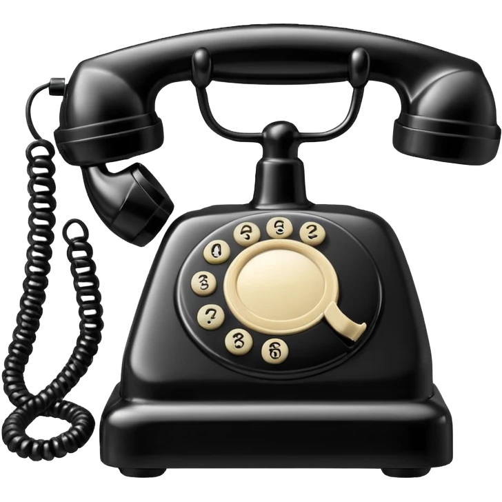 telephone receiver emoji