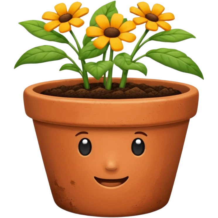 flower pot emoji
