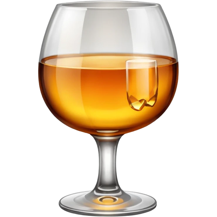 Brandy glass
 emoji