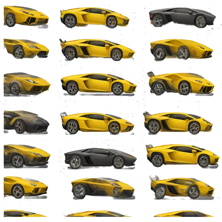 Lamborghini car emoji