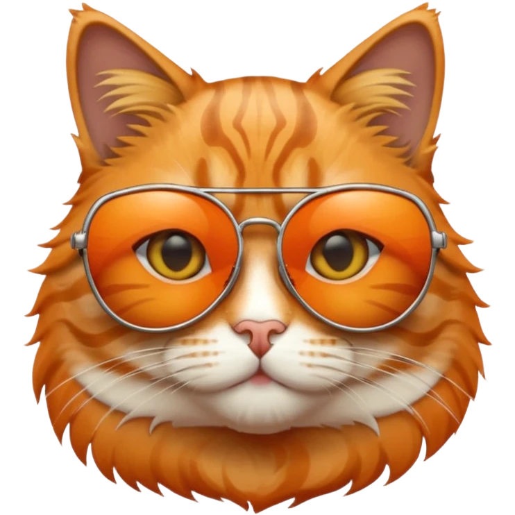 Cat wearing sunglasses emoji
