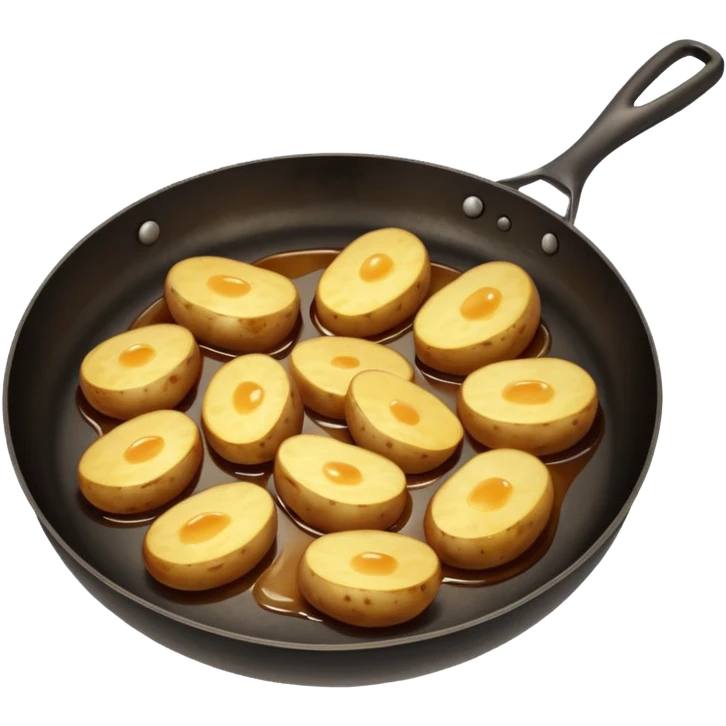 potato frying in a pan emoji