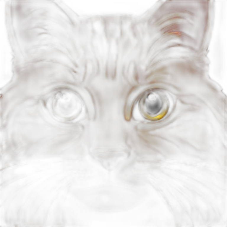Red cat emoji