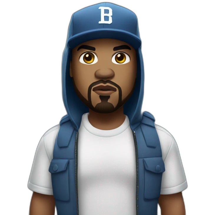 Ice cube rapper emoji