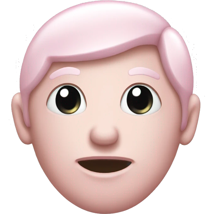 Pale pink thumbtack emoji