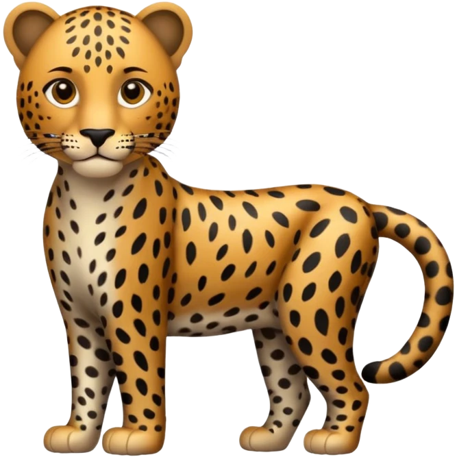 leopard der arsch gibt emoji