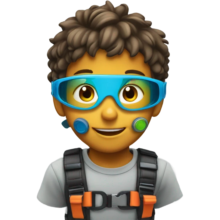 Boy with goggles emoji