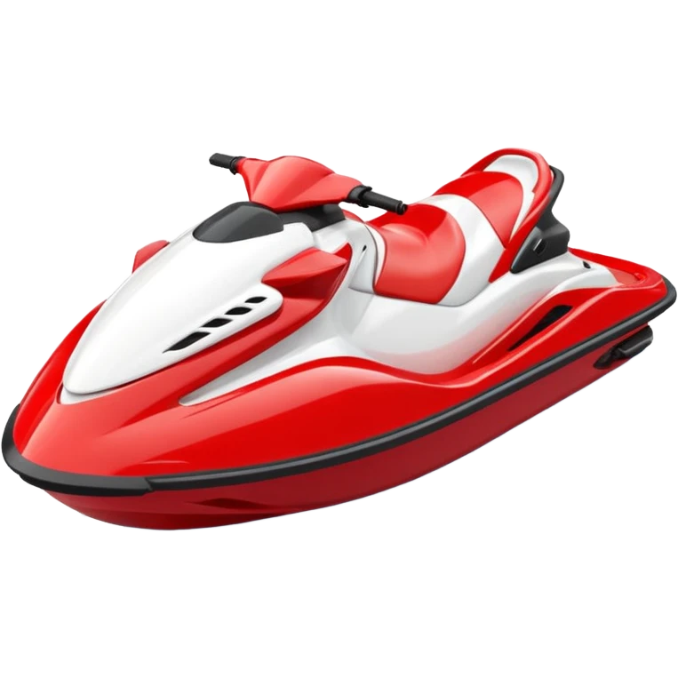 red and white jet ski emoji