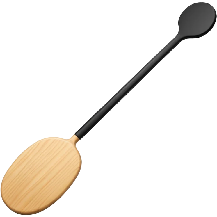 Black spanking-paddle emoji