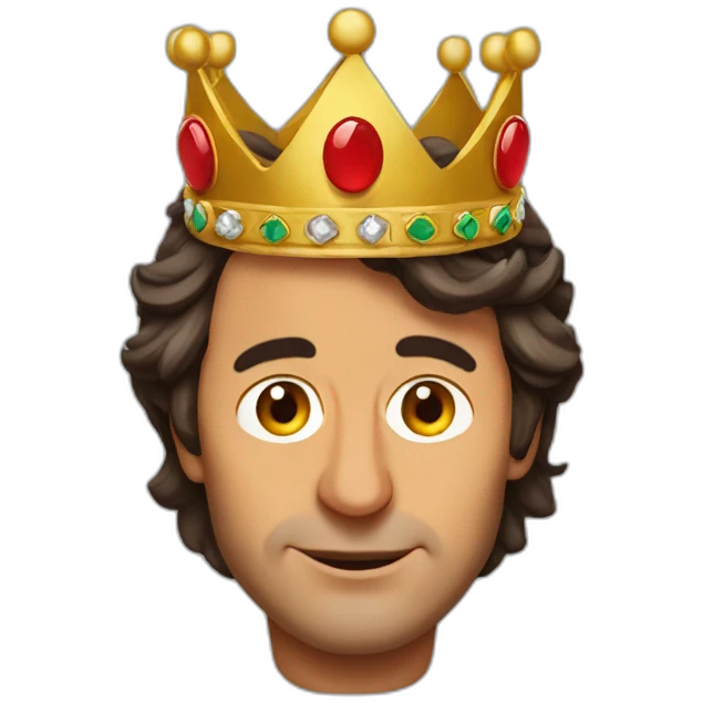 Imran Khan With Crown On His Head emoji
