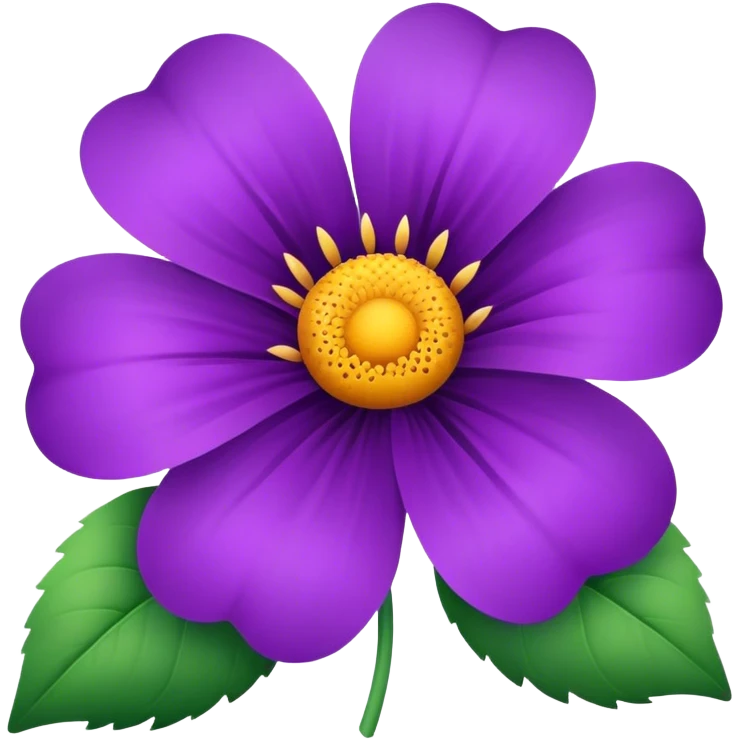purple flower emoji
