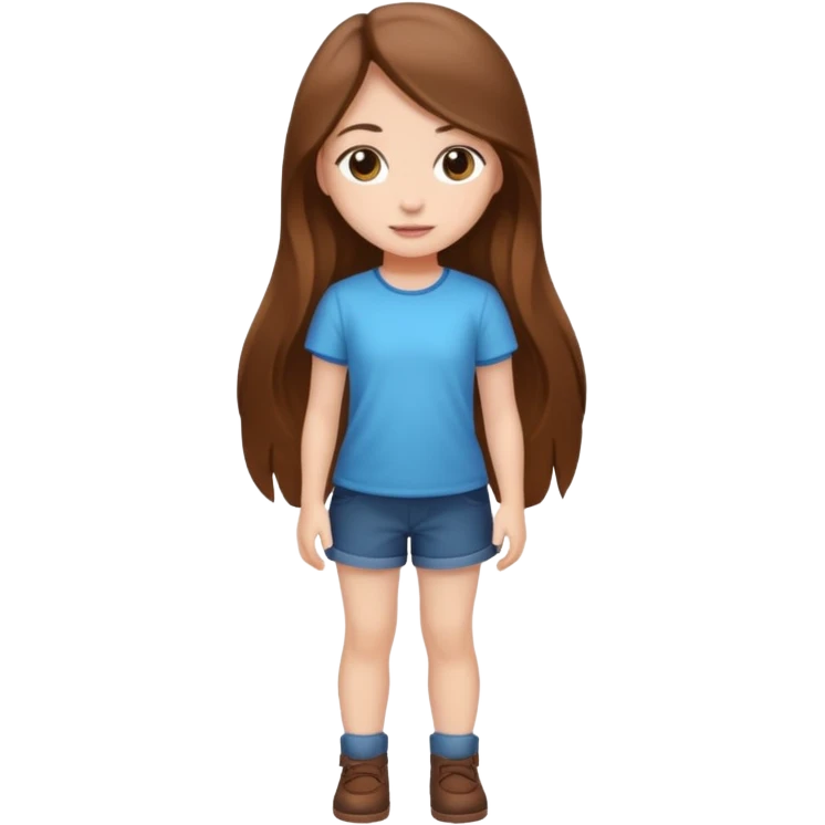 cute girl full body  emoji