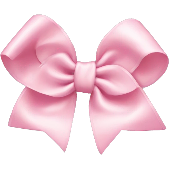 Light pink bow emoji
