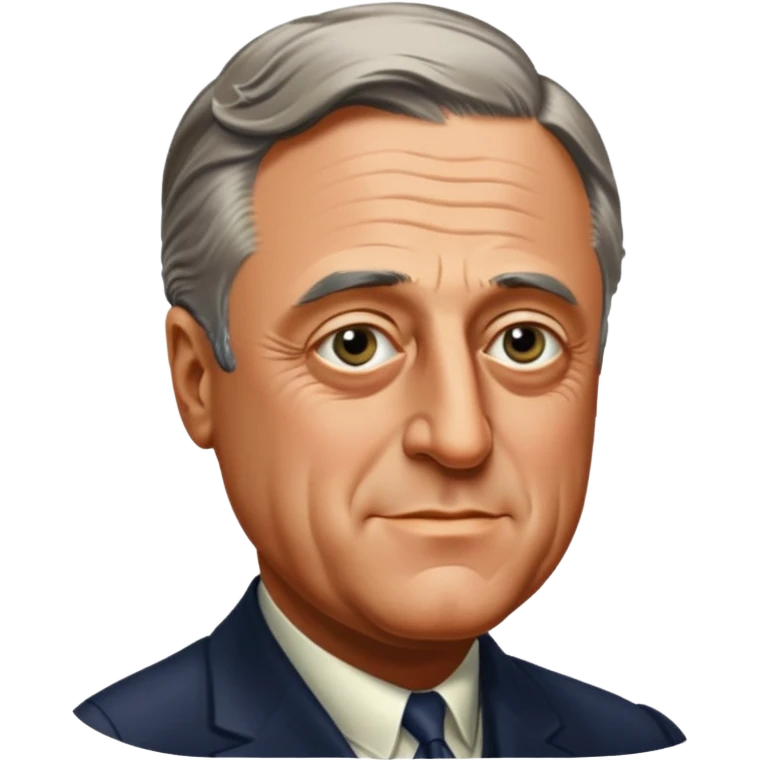 franklin rusvelt 3/4 portrait emoji