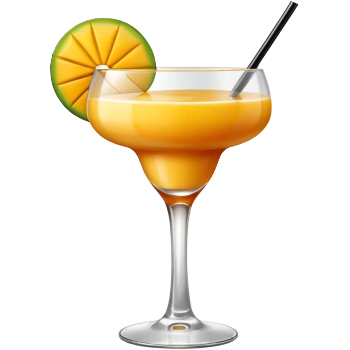 Mango daiqiri und nichts am glas schmücken emoji