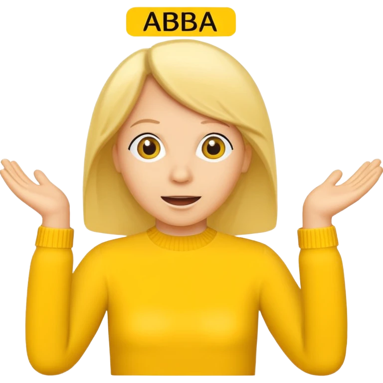 abba emote with text abba time emoji