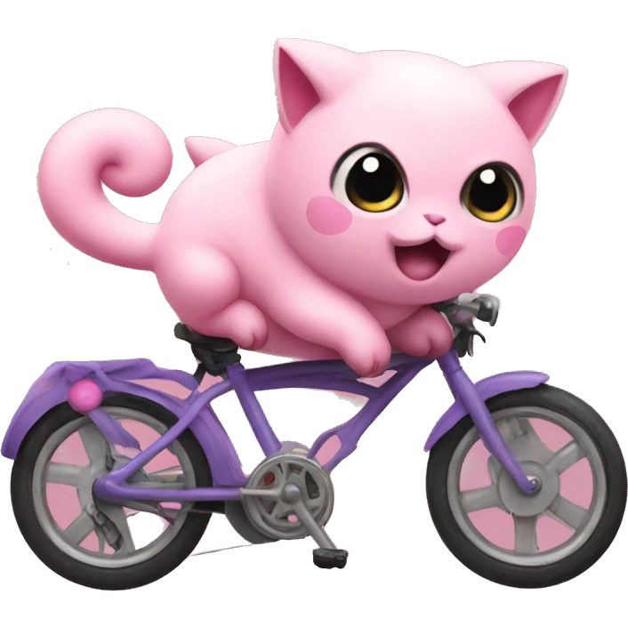 Jigglypuff on a bike emoji