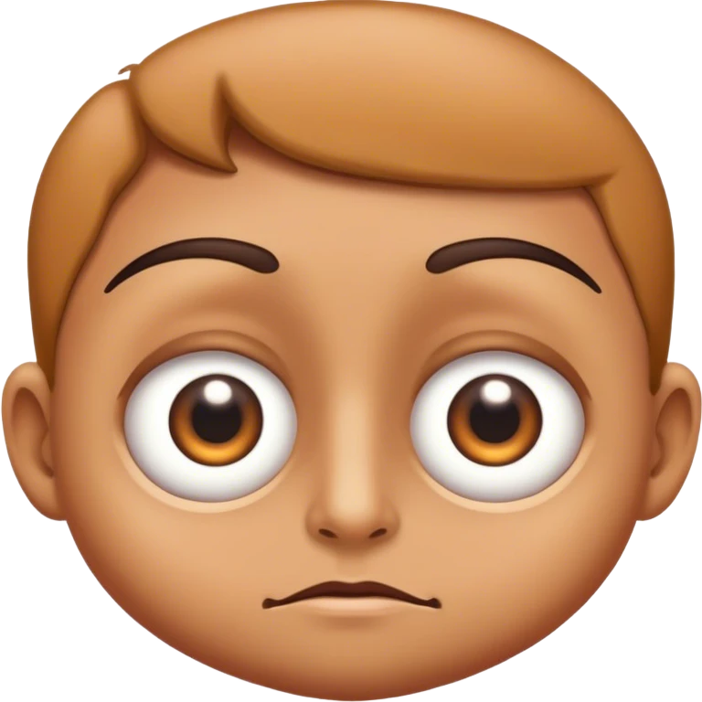Big, bulging eyes emoji