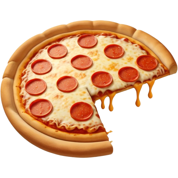 pizza with big booty emoji