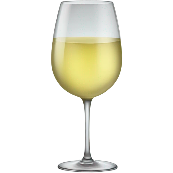 glass of white wine emoji