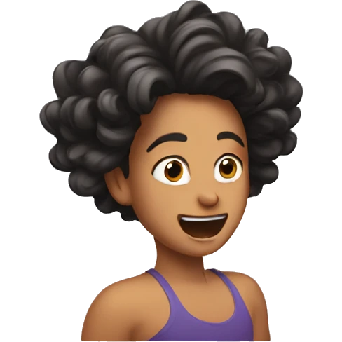 Hair flip  emoji