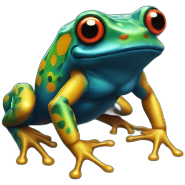 Poison frog kaiju emoji