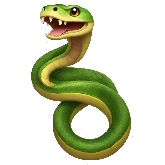 Snake saying Yap Yap emoji