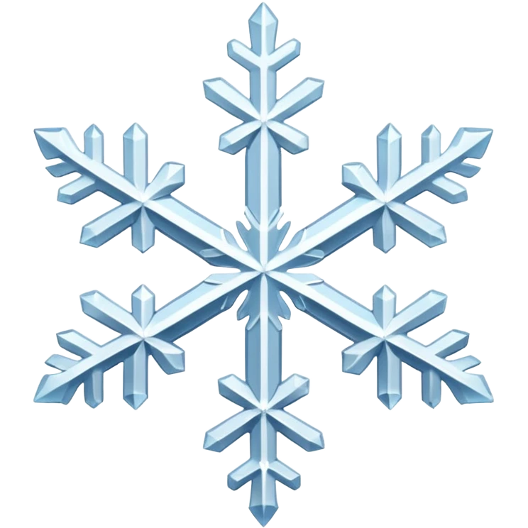 snowflake white emoji