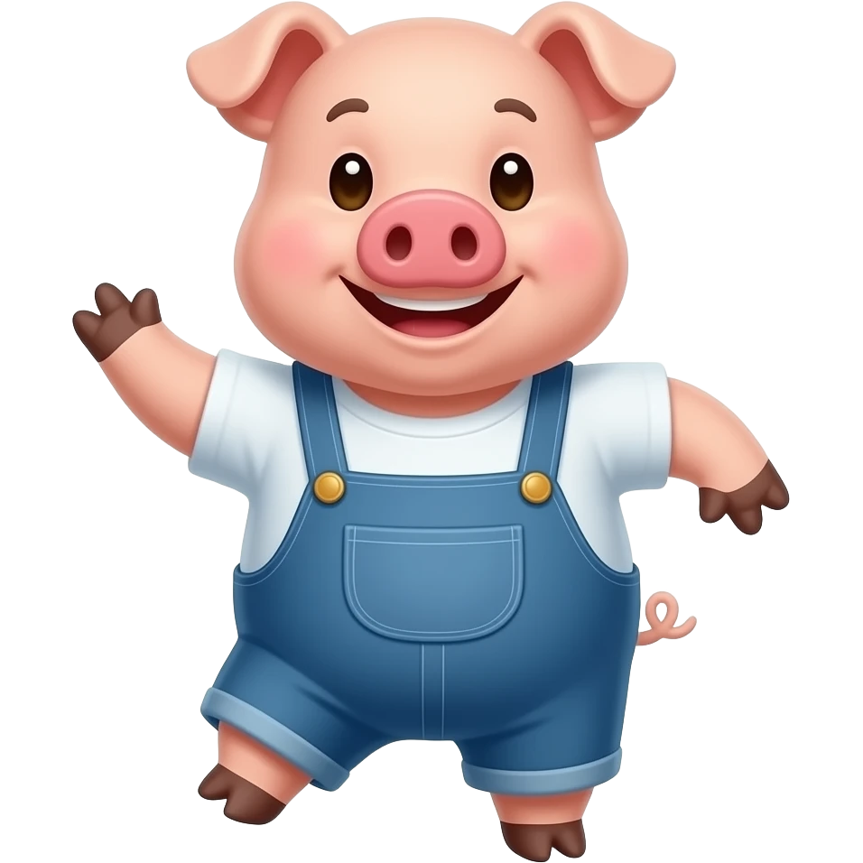 Daddy pig dancing emoji