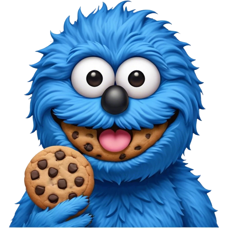Cookie monster emoji