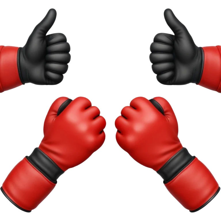 fist bump with hands in racing gloves emoji